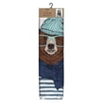 thumbnail image 2 of Safdie & Co. Throw Ribbed Printed Flannel Chilly Bear, 2 of 4
