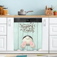 thumbnail image 5 of Coolnut Easter Bunny Tail Dishwasher Magnet Cover, Magnetic Refrigerator Panel Decal Wash Machine Front Door Decorative Cover for Home Kitchen Farmhouse Decor, 23"x 26", 5 of 6