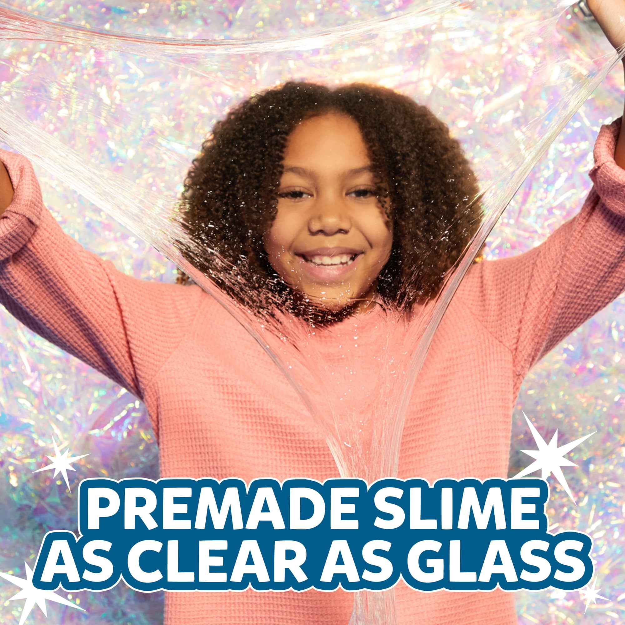 Elmer's Gue Premade Slime, Glassy Clear Slime Great for Mixing in Add-ins, 1 Count (4 oz.)