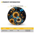 thumbnail image 5 of Yuyamidu Sunflower Tire Covers for Truck Blue Butterfly Spare Wheel Tire Cover Rainproof Wheel Cover Protector Universal Fit for Trailer, RV, SUV, 5 of 5