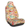 thumbnail image 1 of Wukai Colorful Chicken Full Set Car Seat Covers with Soft Padding Universal Auto Front Seats Protector and Cushion Mat, 1 of 5