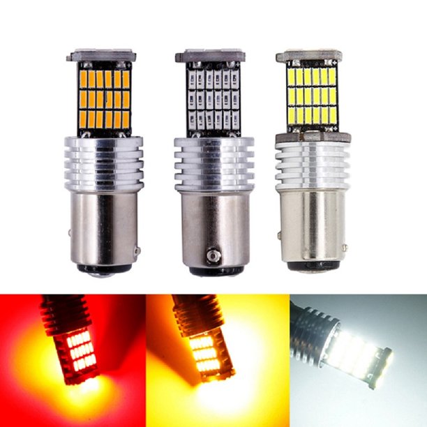1 Pza Luz LED De Señal De Coche T15 W16W 1156 1157 T20 7440 7443 4014 Canbus 12V Lámparas De Estacionamiento Trasera Inversa huangjie unisex