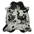 thumbnail image 2 of Chromatic Black And White Cowhide Rug, 6x7 ft, Genuine Leather, Natural Cowhide for Modern & Rustic Decor, 2 of 6
