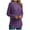 Purple, variant on Long Sleeve Shirts for Women Tunic Loose Crewneck Pullover Curved Hem Tops Casual Basic Tee