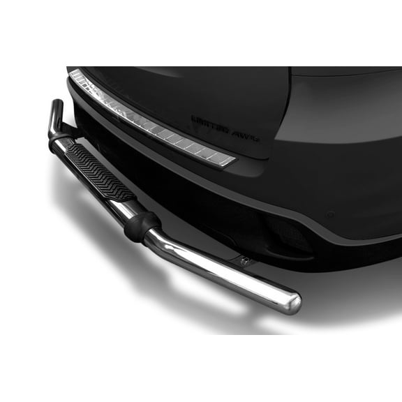 Black Horse Rear Bumper Guard Single Tube with Pad Stainless Steel Compatible with 2013-2019 Nissan NV200-8DNINVSS