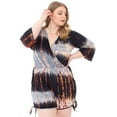 thumbnail image 2 of Tie Dye Wrap Plussize Romper 1XL, 2 of 8