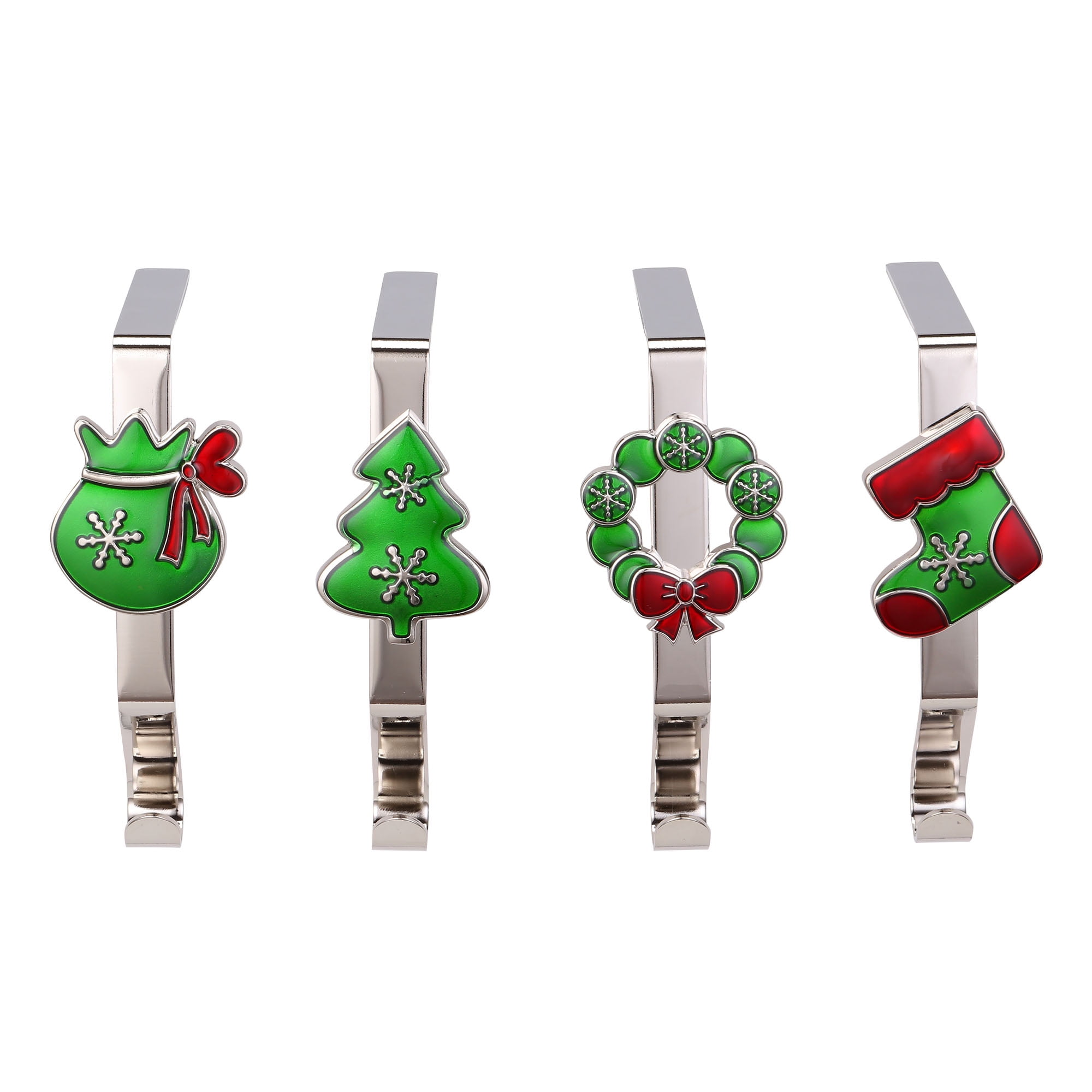 Christmas Tree Metal Sock Hook Christmas Stocking Clips Sock Holder for