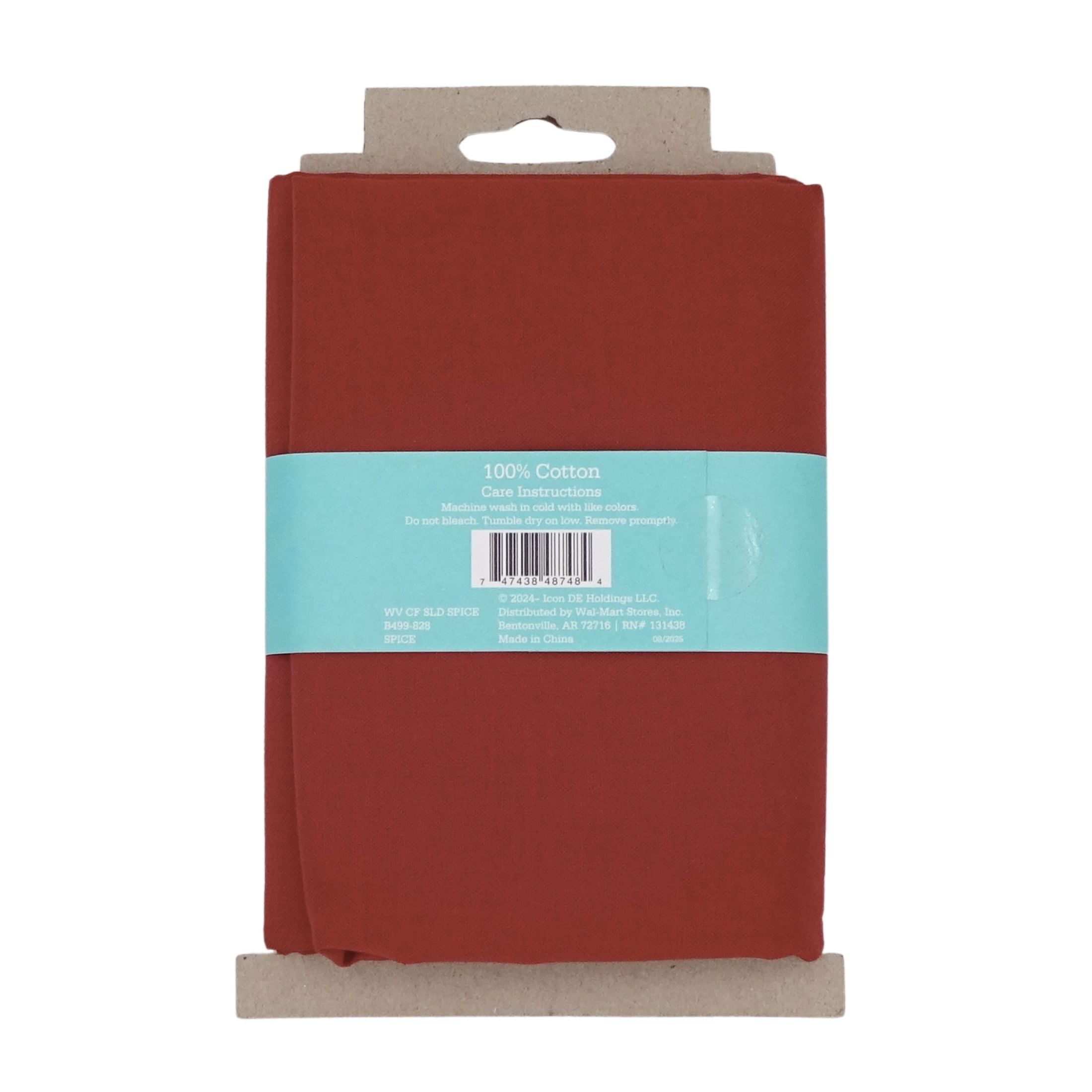Waverly Inspirations 1 Yard Cut 100% Cotton Solid Fabric, Spice, 44" Wide for Quilting & Sewing