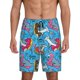 thumbnail image 1 of Balery Sharks Summer Pantalones cortos de pijama de punto de algodón para hombre con cinturilla y bolsillos-Medium, 1 of 6