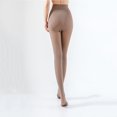 thumbnail image 4 of UFOUND Women's Winter Tights Thermal Lined Tights Leggings Warm Transparent Thermal Tights For Women Thermal Tights Tummy Control Comfy Workout Trousers, 4 of 5