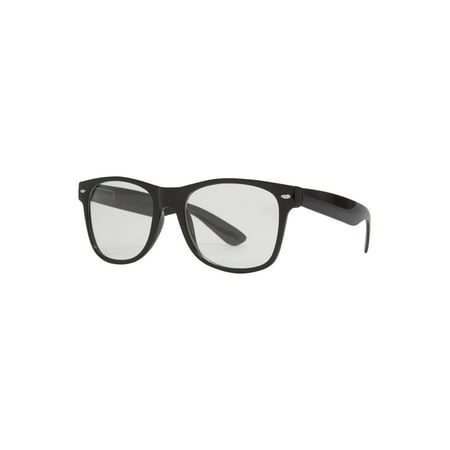 Gravity Shades Horn-Rimmed Clear Sunglasses