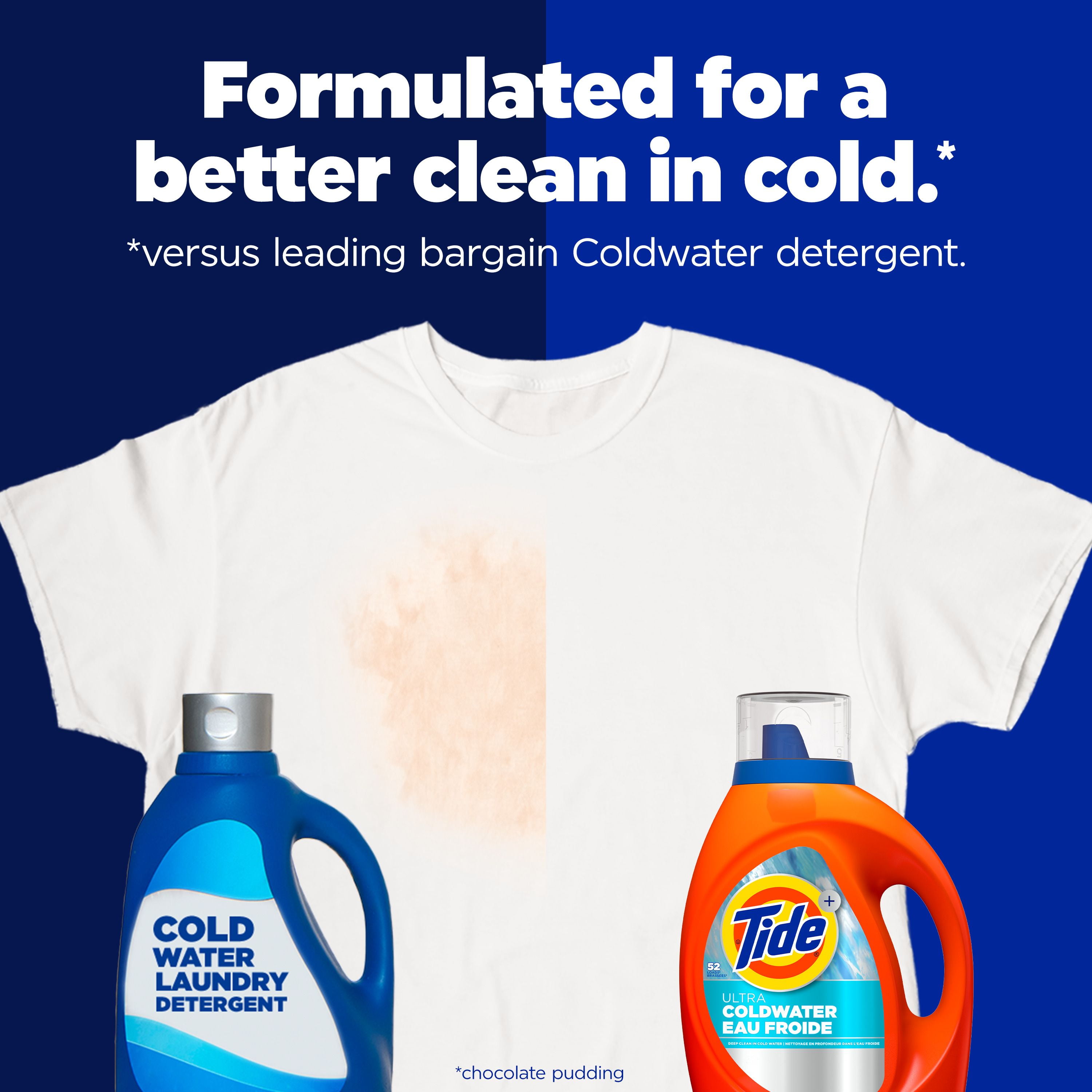 Détergent à lessive liquide Tide Ultra Eau froide, parfum Original, détergent à lessive liquide formulé pour l’eau froide, 3,46 L, 83 brassées