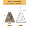 thumbnail image 4 of Vintage Wood Grain Kitchen Towel Bathroom Absorbent Soft Children's Hand Towel Table Cleaning Cloth, 4 of 6
