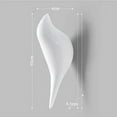 thumbnail image 4 of 2 Piece Rustic Wooden Bird Shaped Wall Hook, 4 of 5