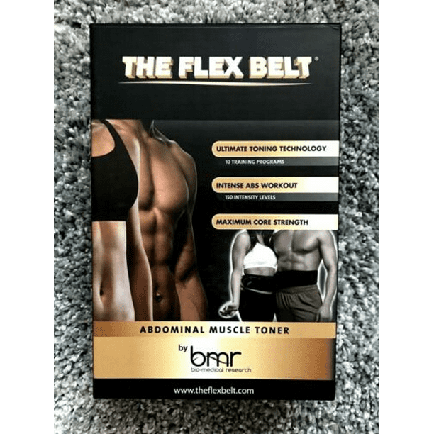 The Flex Belt Electronic Abdomnial Workout Muscle Toner No Gelpads Included Open Box Walmart Com Walmart Com