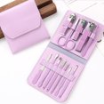 thumbnail image 4 of Professional Pedicure Kit Nail Clipperstools, Grooming Kit Nail Care Tool With Leather Travel Case, 4 of 5