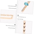 thumbnail image 4 of HUGFEGWE 2pcs Strap Decorative Ring Delicate Watch Decor Wear-resistant Watchstrap Charm Watch Charm Watch Supply Exquisite Watchstrap Decor Compatible Watches Screen Rose Gold Watch U2537-20765, 4 of 9