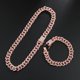 thumbnail image 1 of Cadena de eslabones cubanos de cadera para hombres, collar cubano helado de Miami, collares ostentosos chapados en oro, joyería de rapero de 13MM para hombres y mujeres Tan Jianjun unisex, 1 of 2