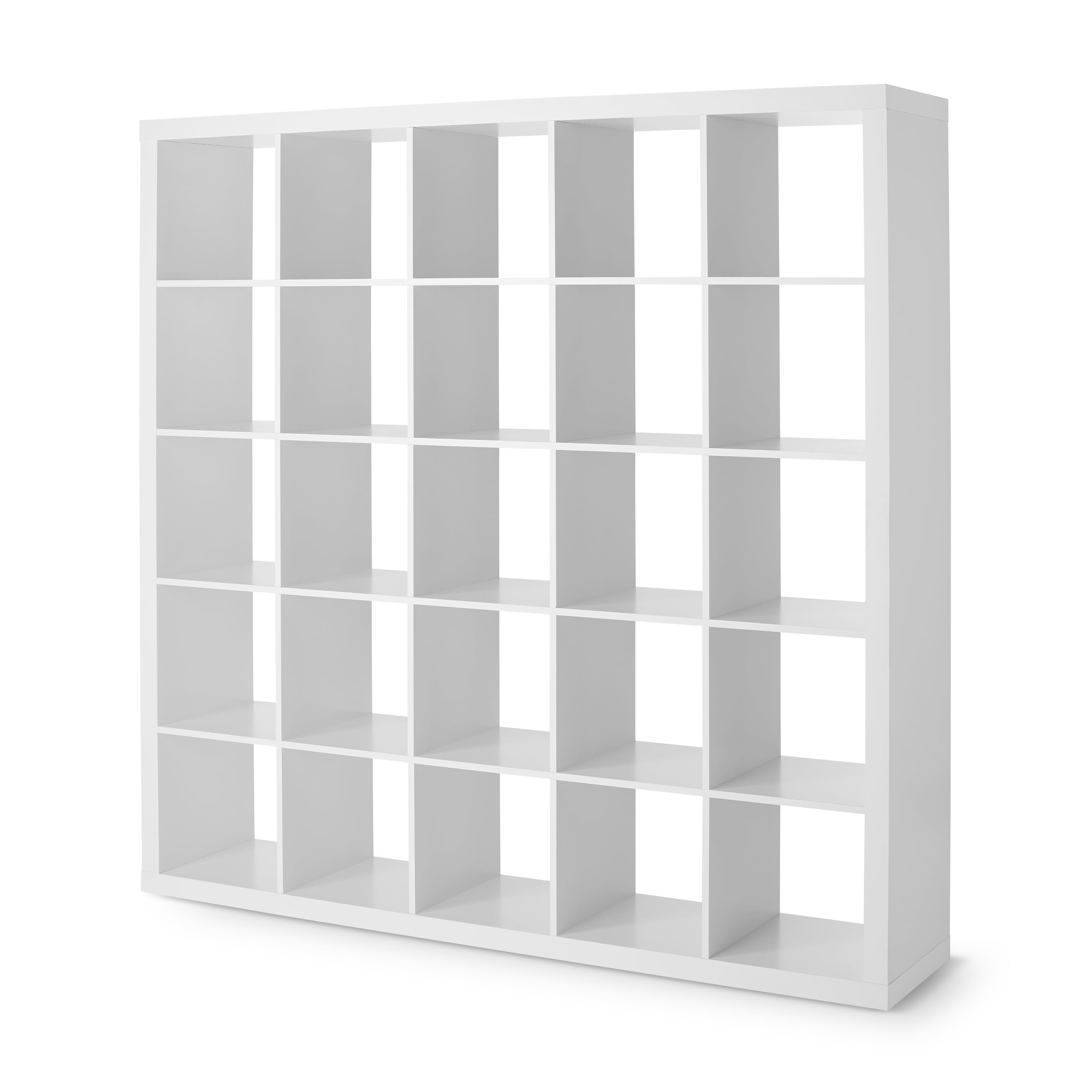 Gardens 25 Cube Organizer Room Divider, White Cube Bookcase With Doors
