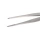thumbnail image 3 of Tip Tweezers High Accuracy Stainless Steel Serrated Edge Portable Tweezers 12.5cm Straight Pointed, 3 of 3