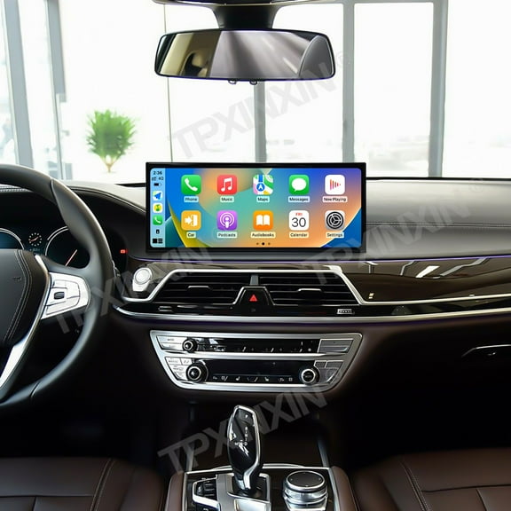 TPXINXIN 15.8 inch Android 14 Car Radio for BMW 7 Series G11 2016-2018 Wirless Carplay GPS Navigation Screen Upgrade Multimedia Player