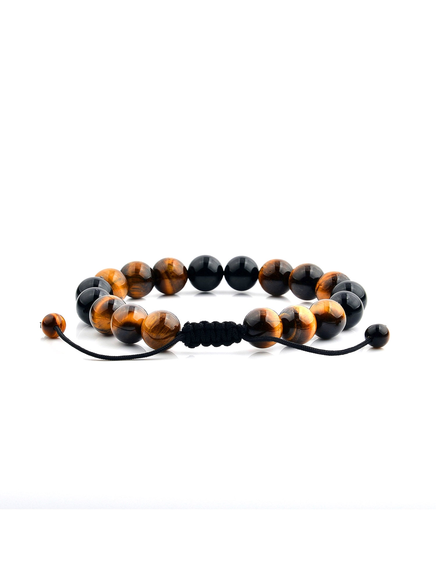 keusn mens bracelets fashion 12 constellations stone tiger eye bracelet  elastic bracelets stress relief yoga beads adjustable anxiety bracelet