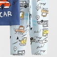 thumbnail image 7 of Xudanell Toddler Boys Pajamas Kids Dinosaur Summer PJS Monster Truck Boy Tractor Jammies Hockey Short Sets 2-7 Years (Navy, 3-4 Years), 7 of 7