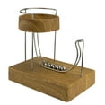 thumbnail image 4 of FashionCha Perpetual Motion Device Practical Kids Adults Gifts Ornament Sculpture Balancing wood color, 4 of 9