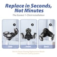 thumbnail image 7 of RQ12 Replacement Shaver Head Compatible with Philipss RQ11 RQ10 Series, Fits Arcitec & SensoTouch 3D Models RQ1260X RQ1250 RQ1295 RQ1180 Electric Razor Shaving Unit, 7 of 7