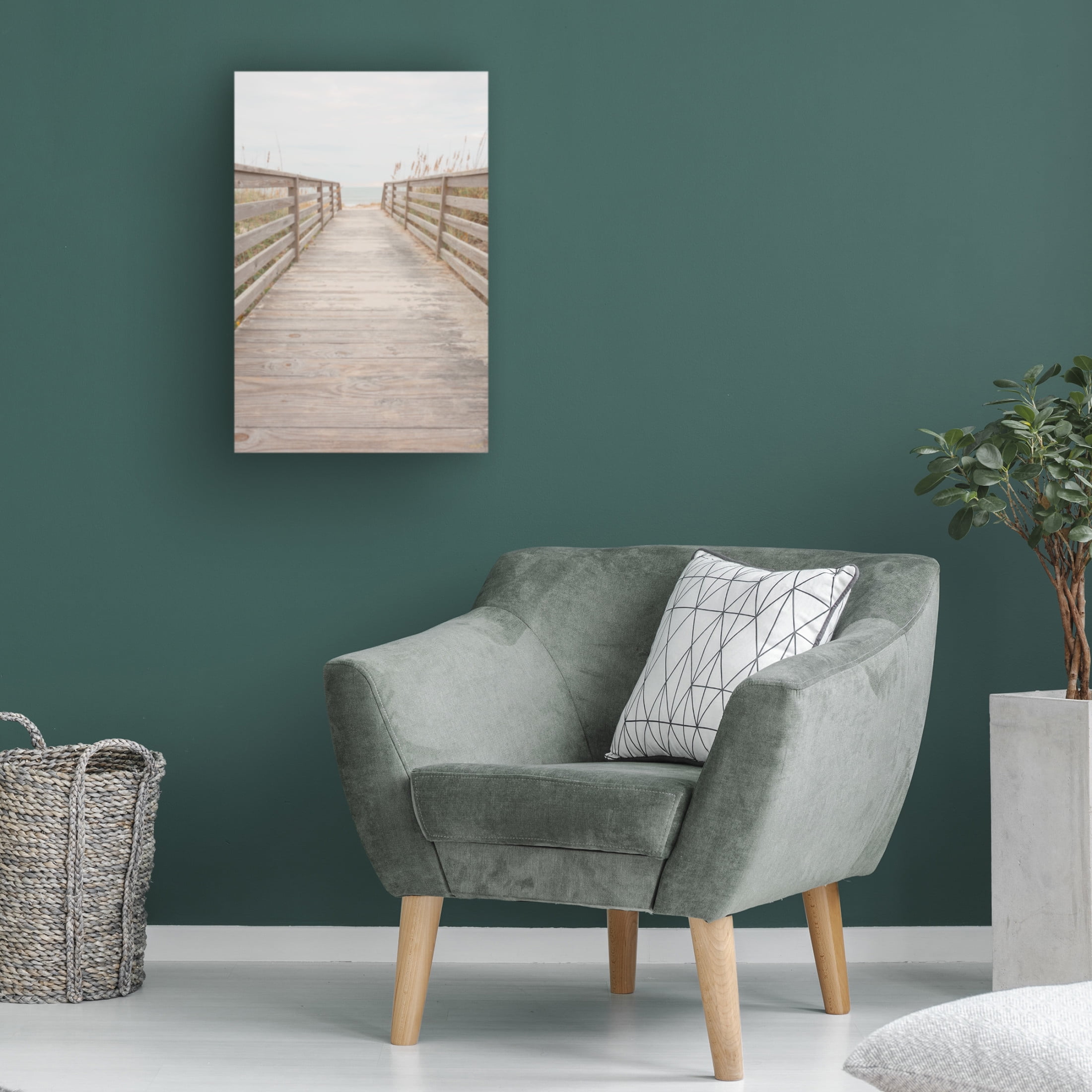 Canvas Wall Art - Life BeautifuLEE 'Walking to Peace' Wall Art for Living Room, Bedroom, or Office Décor by Trademark Fine Art - 16 x 24 Inches