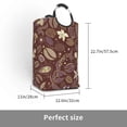 thumbnail image 2 of Salouo Coffee and Flowers for Dirty Clothes Hamper,Extra Large Hamper Basket Bin 1-Pack Big Laundry Baskets with Handles Laundry Hampers Fits for Bedroom & Living Room, 2 of 5