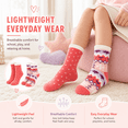 thumbnail image 6 of Muk Luks Kids Cozy, Yarn Lining, Whisper Soft, Lightweight Breathable Socks, Sizes Medium-Large, 6 of 8