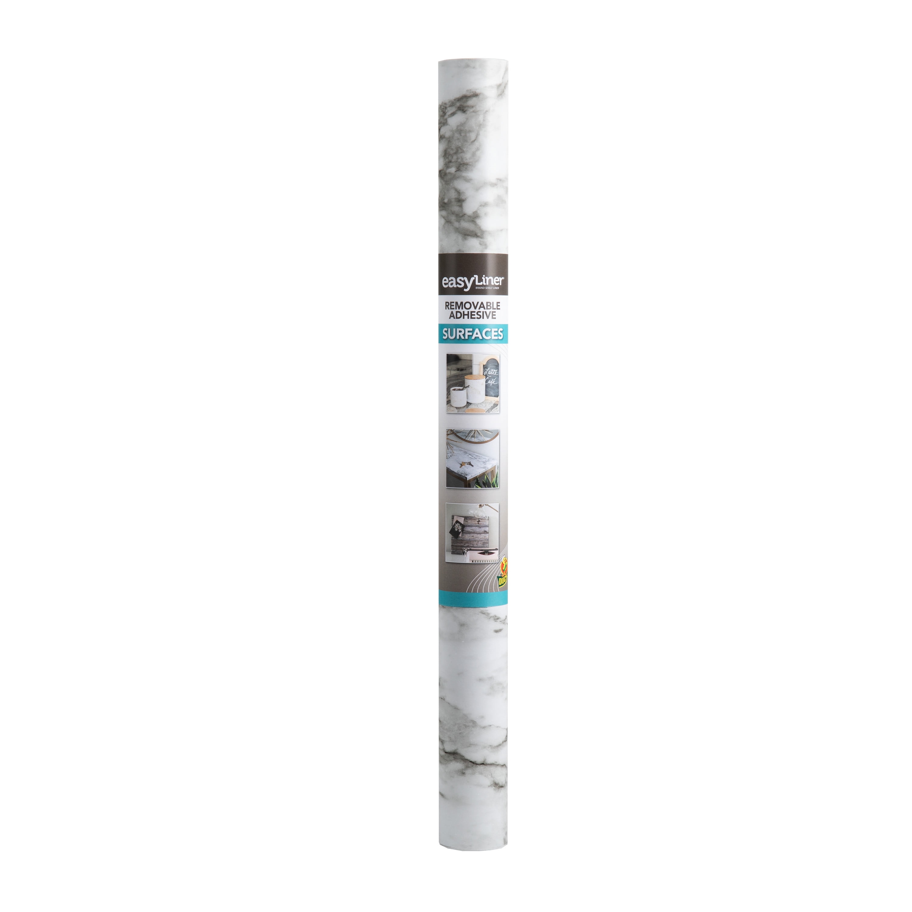 EasyLiner Adhesive Laminate 20 in. x 15 ft. Gray Marble ...