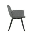 thumbnail image 5 of Porthos Home Valo Dining Chairs, Tufted PU Leather Upholstery (Set Of 2), 5 of 7