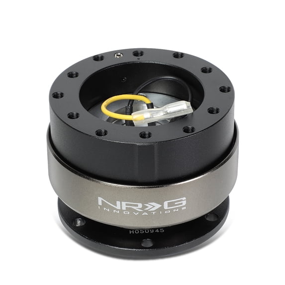 NRG Innovations NRG-SRK-200BK-TI NRG Innovations SRK-200BK-TI Steering Wheel Quick Release Adapter Gen 2.0 Black Body/Titanium Ring