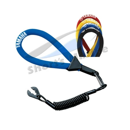 - OEM Yamaha WaveRunner Floating Wrist Lanyard BLACK MWV-LANCD-00-BK
