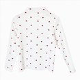 thumbnail image 4 of UAYOTSE Girls Kids Floral Mock Neck Top Long Sleeve Ruffle Trim Cute Allover Print School Layering Fall,Sizes 7-8 Years, 4 of 9