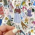 thumbnail image 5 of Wrapables Fashion Women People Vinyl Stickers for Scrapbooking, Journaling, Water Bottles, 100pcs, Lifestyle Ladies, 5 of 9
