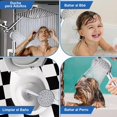 thumbnail image 2 of Regaderas para Ba&ntilde;o de Lluvia de Alta Presi&oacute;n, Set de 10'' Cabeza de Ducha de Alta Presion, Regaderas para Ba&ntilde;o con 5 Modos Regadera de Mano Brazo de Extensi&oacut, 2 of 7