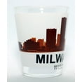 thumbnail image 2 of Milwaukee Wisconsin Sunset Skyline Shot Glass, 2 of 3