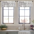 thumbnail image 3 of LALILO Kitchen Curtain Valance Airplane Flying Beautiful Rod Pocket Window Curtain 52"x 18" Set of 2, 3 of 5