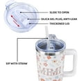 thumbnail image 6 of Mimi Tumbler 40 Oz, Mimi Mothers Day Gifts, Mimi Gifts for Christmas, Grandma Mimi Cup Coffee Mug Tumbler 40 Ounce Tumbler with Handle, Mothers Day Gifts from Grandkids, Grandmother Gift Ideas, 6 of 6