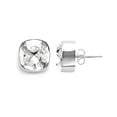 thumbnail image 2 of Aretes Zvezda Cushion color Crystal plata .925 poste Zvezda ZAR-CSH12-CRY-P, 2 of 4