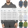 thumbnail image 4 of Txeol Mens Dialysis Sweatshirts with Arm Zipper Full-Zip Hemodialysis Warm Lightweight Hooded Jackets Outdoor Athletic Hoodies,Army Green,XL, 4 of 7