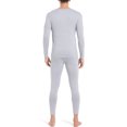 thumbnail image 2 of Thermal Underwear Set for Men Fleece Lined Long Johns Basic Layer Top Bottom for Cold Weather, 2 of 6