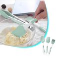 thumbnail image 1 of Feltree Silicones Spatula Silicones Oil Brush Set of 3 Cream Spatula Kitchenware Set Baking Tools, 1 of 7