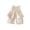 Beige, variant on Gbsyewxs Girls Outfits 2 Piece Crew Neck Sleeveless Heart Print Tops And Shorts Set Loose Summer Girls Clothes Set Beige Size 4-5 Years