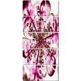 thumbnail image 2 of Art Floral Numérique Parfait en Rose Foncé - Impression sur Toile Florale, 2 of 3