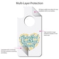 thumbnail image 4 of DistinctInk Custom SKIN / DECAL compatible with OtterBox Commuter for iPhone XS MAX (6.5" Screen) - Thankful / Grateful / Blessed - Heart Flowers, 4 of 5