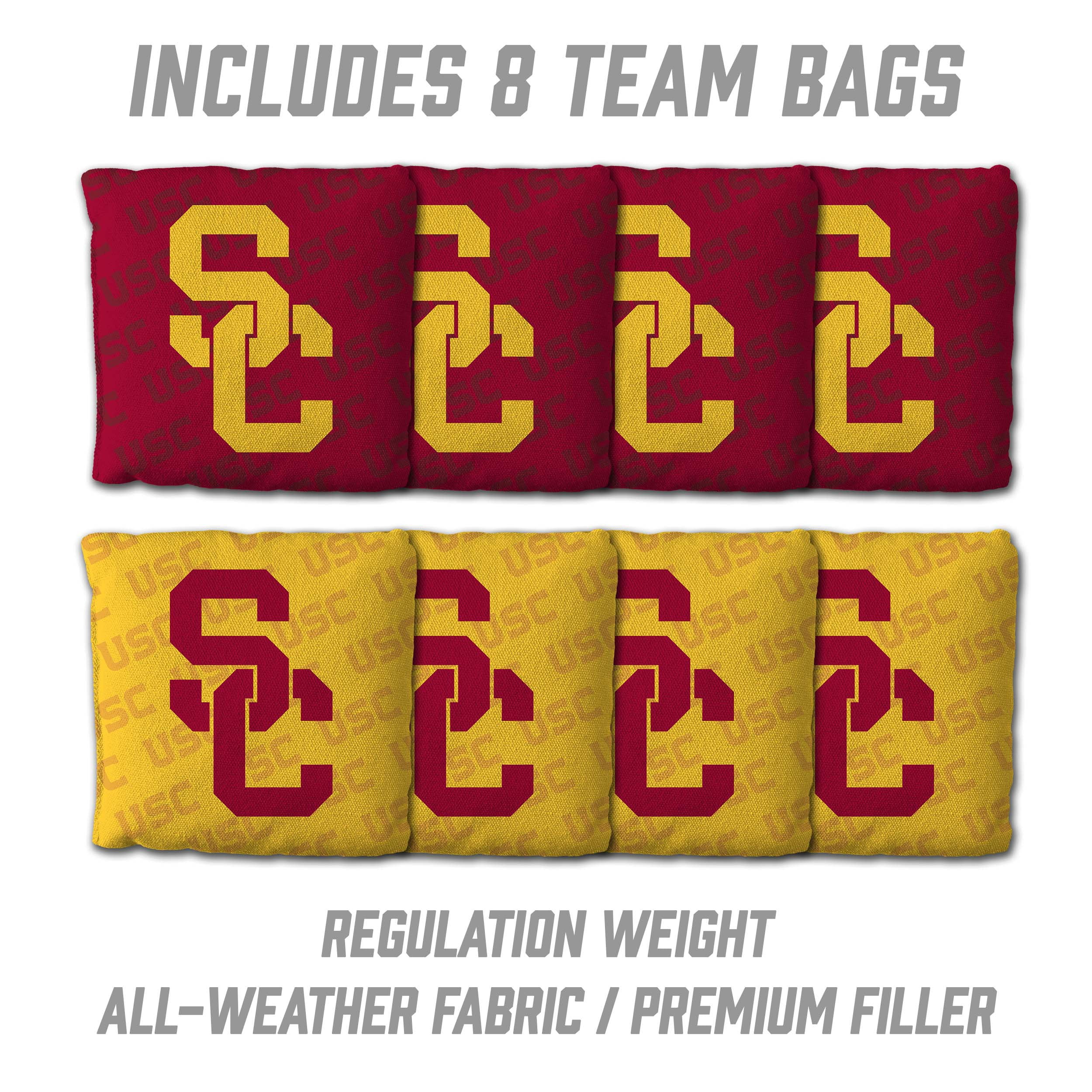 YouTheFan NCAA USC Trojans 2x4 Slogan Series Cornhole